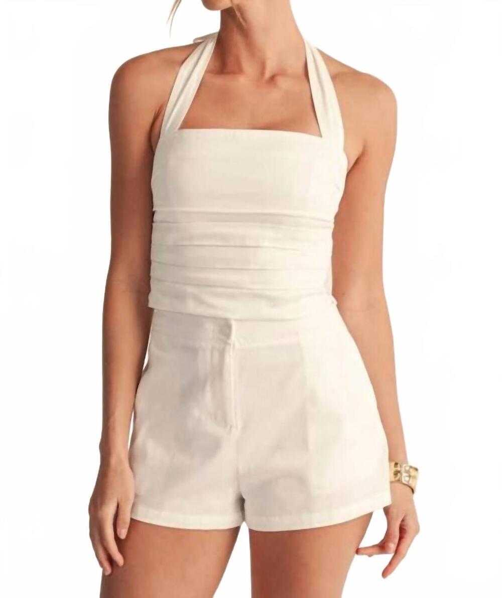 NEW EVENUEL eva linen set in white